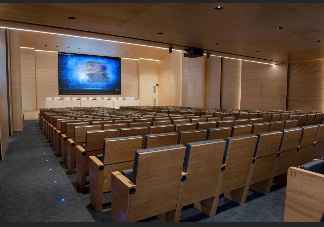 Beautiful designed auditorium of university Image