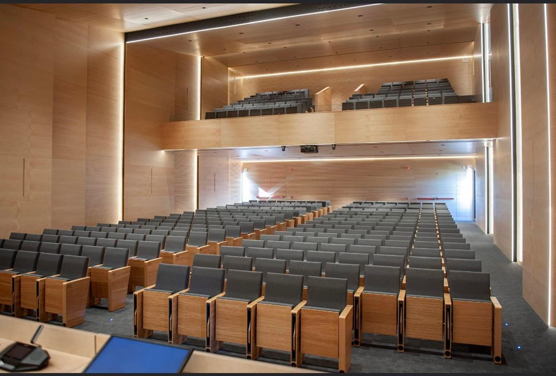 Beautiful designed auditorium of university Image